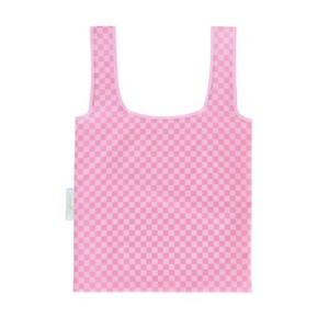 Jollity & Co - Check It! Tickle Me Pink Tote Bag - Pack of 1 Nylon Bag - 1 of 3