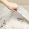 Unique Bargains Soft Cotton Floral Pattern Pillowcase with Envelope Closure for Hair and Skin Set of 2 - 2 of 4