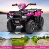 12V Kids Ride on ATV, Battery-Operated Car for Toddlers, High/Low Variable Speed Ride on Electric Vehicle with LED Light, Music, USB - 4 of 4