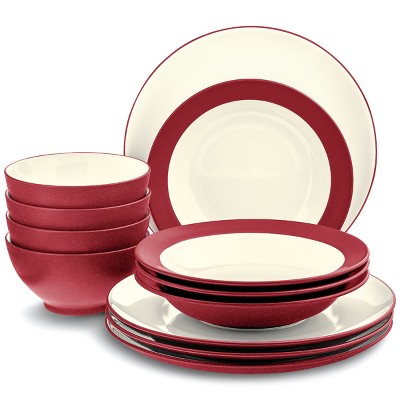 Noritake Colorwave 12-Piece Coupe Dinnerware Set