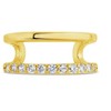 SHINE by Sterling Forever Stackable CZ Open Band & Midi Ring Set - 3 of 4