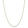 Black Bow Jewelry 1.3mm, 10k Yellow Gold, Diamond Cut Cable Chain Necklace - 3 of 4