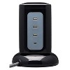 Tripp Lite Protect It!® 1,800-Joules Surge Protector Tower, 6 Outlets with 4 USB Ports, 8-Ft. Cord, TLP606UCTOWER in Black - 4 of 4