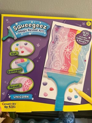 Creativity For Kids Squeegeez Magic Reveal Art Unicorn : Target