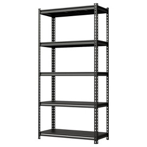 Cast Iron and Carbon Steel Metal Storage Rack - Heavy Duty, Single Layer, 350KG Load Capacity, Steel Shelving, Durable Construction - 1 of 4