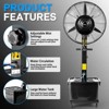 Winado 26 in. 3 Fan Speeds Portable Misting Personal Fan with 11.1 Gal Tank - 2 of 4