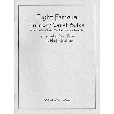 Carl Fischer Eight Famous Trumpet / Cornet Solos Arranged in Duet Form Book