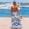 Women's Boho Chic Zebra Print Maxi Dress - Cupshe - 4 of 4