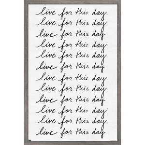 Trends International Ali Zoe - Live for This Day Framed Wall Poster Prints - 1 of 4