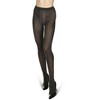 Memoi Women's Opaque Leopard Luxe Nylon Tights - image 2 of 4