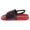 Marvel Spider-Man Slide Open Toe - Boys Superhero Sandals SlipOn Slides - Spider-Man (sizes: 5-10 toddler / 11-12 little kid) - 3 of 4