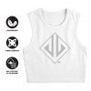 Women's Superman 2025 Justice Gang New Logo Sleeveless Crop Top Tank - 4 of 4