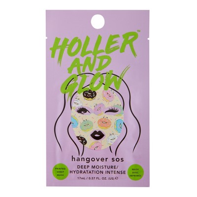 Holler and Glow Hangover SOS Deep Moisture Face Sheet Mask - 0.57 fl oz