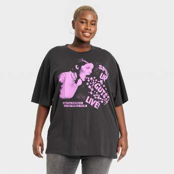 Women's Exclusive Olivia Rodrigo Short Sleeve Graphic T-Shirt - Black