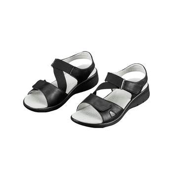 Collections Etc Adjustable Stretch Sandals