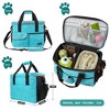 PetAmi Dog Travel Bag, Pet Supplies Organizer with Pockets, Food Container Collapsible Bowls, Gift Accessories Weekend Camping - 2 of 4