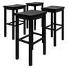 Now Furniture 30" Bar Stool, Wooden Backless Bar Height Kitchen Stool - 2 of 4