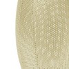 Modern Gold Drum-Style Outdoor End Table, Accent Table for Patio or Indoor Use, Round Hollow Patio Side Table -Christopher Knight Home - 4 of 4