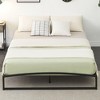 6/10 Inch Twin/Full/Queen/King Size Platform Metal Bed Frame Low Profile with Storage_Black/White - 4 of 4