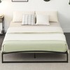 6/10 Inch Twin/Full/Queen/King Size Platform Metal Bed Frame Low Profile with Storage_Black/White - image 4 of 4