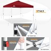 EAGLE PEAK 10x10 Pop Up Canopy Instant Tent w/ 4 Weight Bags - 4 of 4
