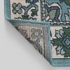 5'3" x 7' Houston Outdoor Rug Ivory/Blue - Christopher Knight Home: Water-Resistant Patio Decor, Loomed Polypropylene - 4 of 4