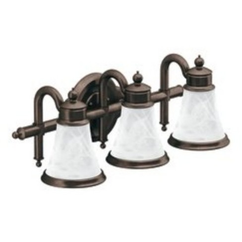 Moen Yb9863 Waterhill 22 Wide Victorian 3 Light Bathroom Fixture