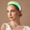 Unique Bargains Women's Elegant Tie-dye Colored Hairband 6.69"x6.1" Green 1 Pc - 2 of 3