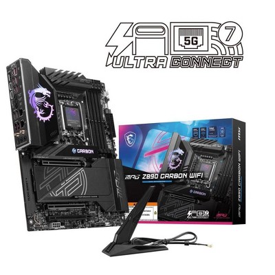 MSI MPG X870E CARBON WIFI Motherboard - Gaming Desktop - AMD X870E Chipset - Socket AM5 - ATX