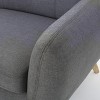 MYINDA 67''W Small Mid-Century Sofa for Small Spaces,Dark Gray - 4 of 4