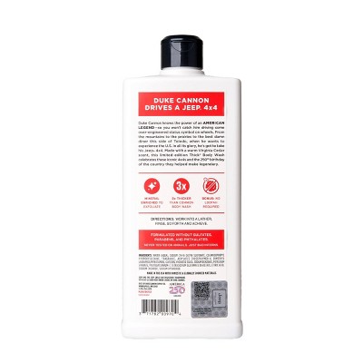 Duke Cannon Supply Co. Body Wash - Jeep American Legend - 18 fl oz