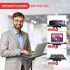 Pyle Universal Laptop/Device Stand - Height Adjustable Tripod Mount for Laptop, DJ Mixer, Projector, 20"x16" Tray - 2 of 4