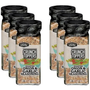 The Spice Hunter Crunch Toppers Roasted Onion & Garlic Seasoning - Pack of 6 - 2.2 oz - 1 of 4