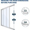 Docred Dog Door for Sliding Glass Door with Lock, Adjustable Height Doggy Door,No Drilling Install, Sliding Pet Door for Renters and Apartments Patio - 4 of 4