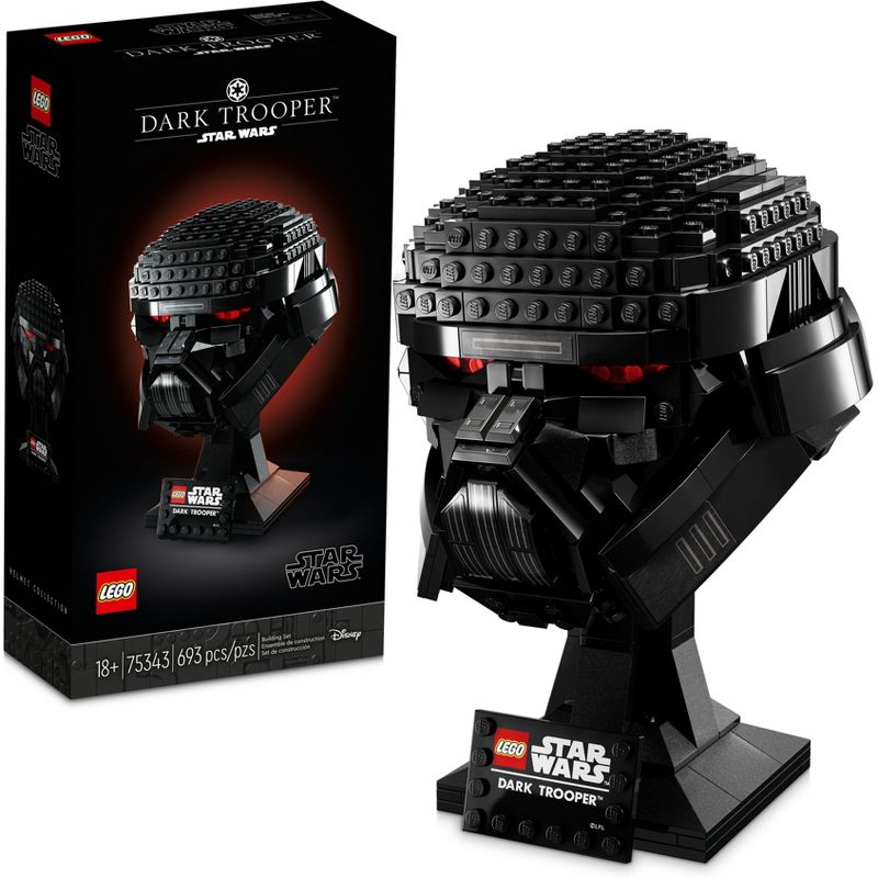 LEGO Star Wars Dark Trooper Helmet Set 75343, 1 of 10
