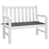 vidaXL Garden Bench Cushion Anthracite 39.4"x19.7"x1.2" Oxford Fabric - 3 of 4