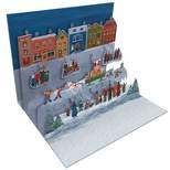 8ct Folk Art Christmas Pop-Up Boxed Cards