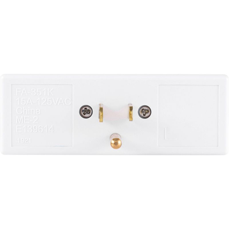 GE 3 Outlet Grounded Tap White, 6 of 13