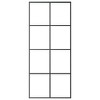VidaXL Sliding Door Black 35.4"x80.7" ESG Glass and Aluminum - 3 of 4
