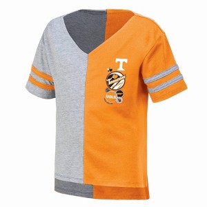 NCAA Tennessee Volunteers Girls' Colorblock Patch T-Shirt - 1 of 3