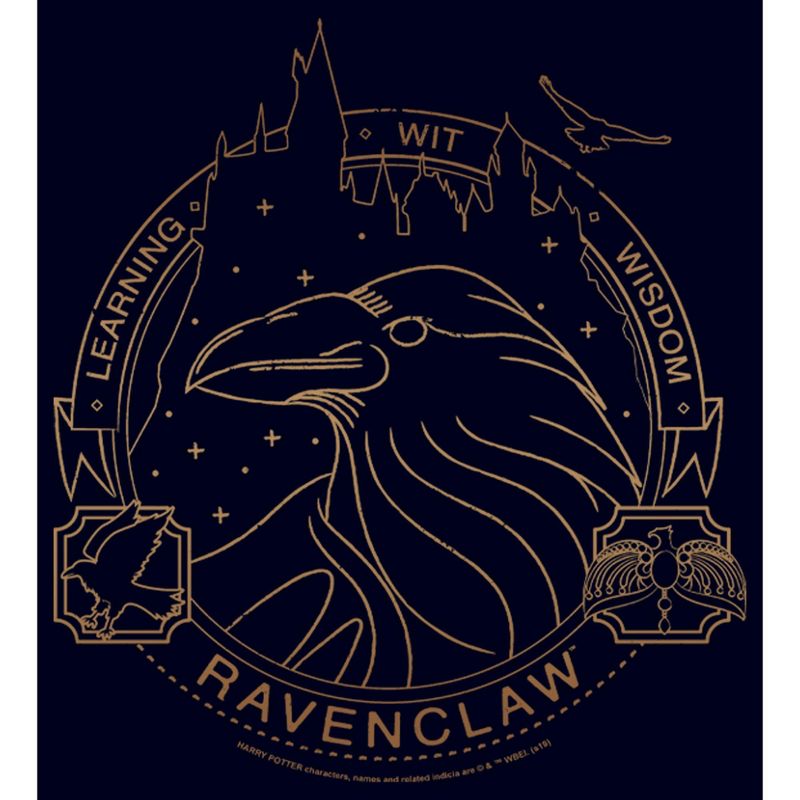 Men's Harry Potter Ravenclaw House Emblem T-Shirt, 2 of 6
