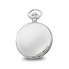 Black Bow Jewelry Charles Hubert Stainless Steel White Dial with Date Pocket Watch 48mm - 2 of 4