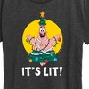 Women's - SpongeBob SquarePants - Patrick It's Lit Short Sleeve Graphic T-Shirt - 2 of 4