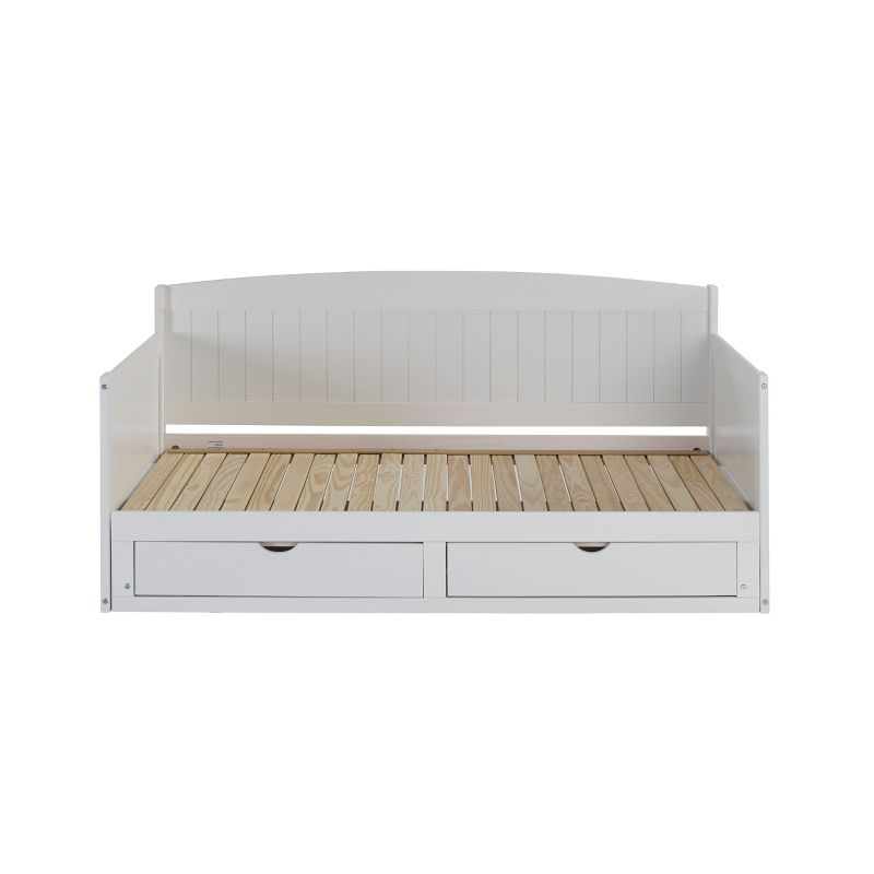 King Harmony Kids&#39; Daybed with Conversion White - Alaterre Furniture, 1 of 20