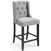 Modway Baronet Counter Bar Stool Upholstered Fabric Set of 2 - 2 of 4