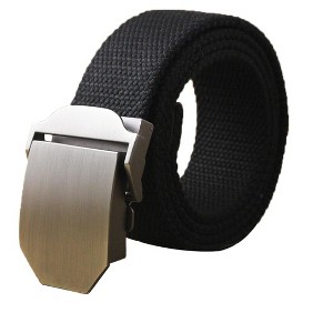INSPIRE CHIC Men Outdoor Strategic Web Belt With Zinc Alloy Buckle Width 1 1/2" - 1 of 4