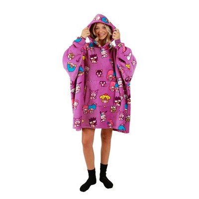 Adult Hello Kitty & Friends Oversized Hoodie Blanket Wearable Blanket ...