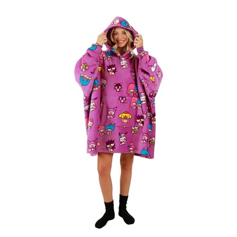 Adult Hello Kitty & Friends Oversized Hoodie Blanket Wearable Blanket-osfa  : Target