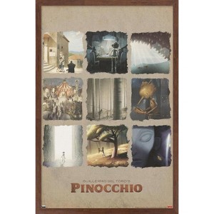 Trends International Netflix Guillermo Del Toro's Pinocchio - Grid Framed Wall Poster Prints - 1 of 4