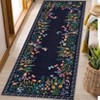 Boho Washable Floral Rugs, Large Living Room Rug, Non-Slip Soft  Indoor Rugs for Bedroom, Area Rug Carpet for Dining Room Guest Room - 2 of 4